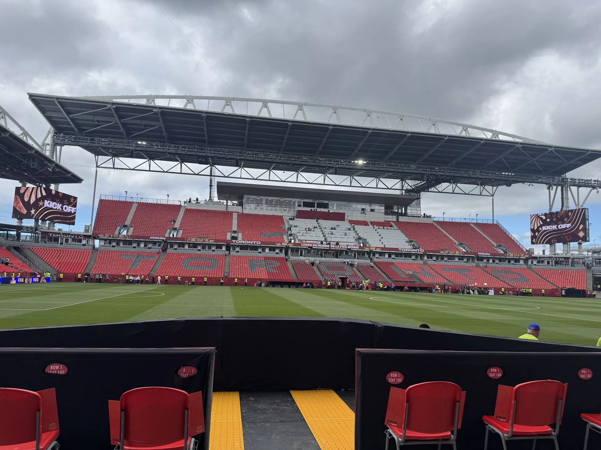Toronto's World Cup 2026 stadium bowl prepared for kick-off